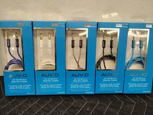 AUVIO 1/8" 3.5mm 3-ft Stereo Auxiliary Cable - Picture 1 of 5