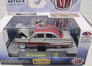 M2 Machines Auto-Thentics R39 1951 Ford Crestliner 16-27 6.800 Teile weltweit - Bild 1 von 3