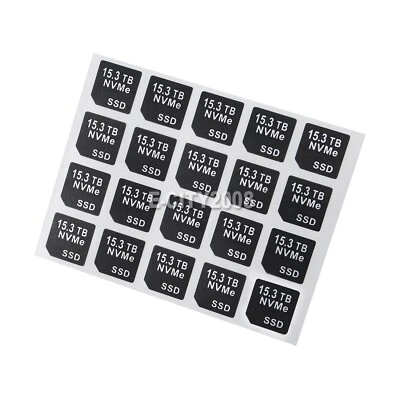 20PCS Capacity Sticker NVME SSD for DELL DXD9H X7K8W Hard Drive Bay - Image 1 of 4