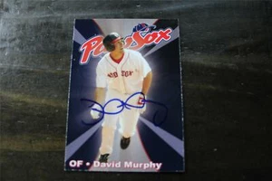 Tarjeta autografiada David Murphy 2007 Pawtucket Red Sox - Imagen 1 de 1
