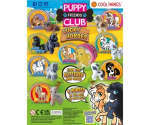 10 pz Capsula pallina sorpresa personaggio cuccioli Cavalli cavallo equitazione - Imagen 1 de 3