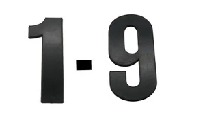 Kunststoff Zahlen zur Nummerierung / Kennzeichnung , Hausnummer, Gebäudenummer  - Bild 1 von 10