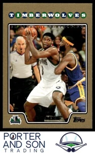 2008-09 Topps #102 Ryan Gomes Gold Border #/2008 Minnesota Timberwolves - Picture 1 of 2