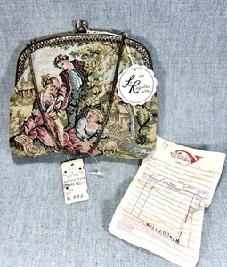 NWT Vtg La Regale LTD Womens Tapestry Purse Victorian Floral - Picture 1 of 10