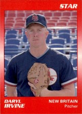 1989 Star #127 Daryl Irvine New Britain Red Sox