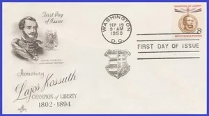 USA5 #1118 U/A ARTCRAFT FDC Lajos Kossuth - Picture 1 of 1