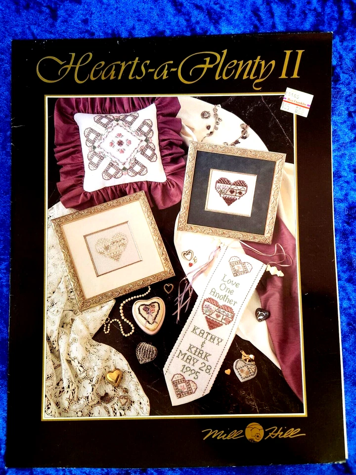 HEARTS-A-PLENTY II Cross Stitch Pattern Instruction by Mill Hill - Image 1 of 1