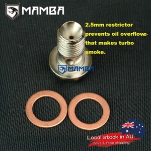 Turbo Oil Feed Banjo Bolt Peugeot 207 308 508 EP6T EP6CDT K03 K04 Prevent Smoke - Picture 1 of 3