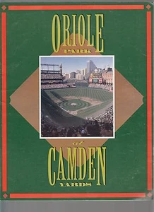 Baltimore Orioles 1992 Camden Yards Game Program vs Yankees June 20 - Picture 1 of 3