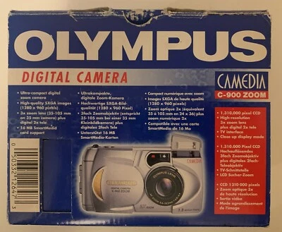 Olympus Camedia C-900 Zoom – Digitalkamera (1.3 MP, 3x Zoom) – Classic - Bild 1 von 4