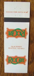SEATTLE, WASHINGTON: RIO CAFE MATCHBOOK MATCHCOVER -E - Picture 1 of 1