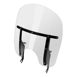 Clear Windscreen Windshield Fit For Harley Softail Slim FLS FLST FLSTF 2000-2017 - Picture 1 of 11
