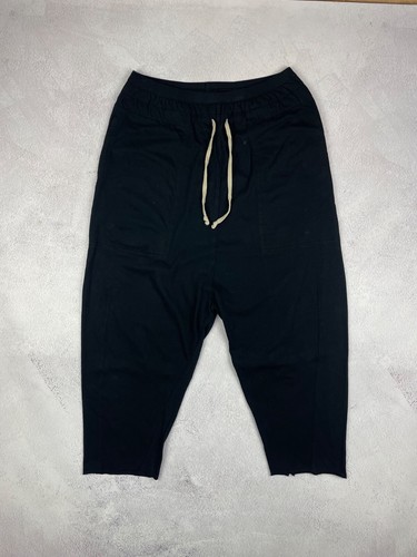 Rick Owens DRKSHDW Pantaloni con coulisse cropped neri