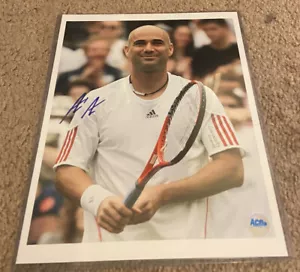 ANDRE AGASSI Signed ACE AUTHENTIC SECRET SIGNATURES 8x10 Photo - Picture 1 of 4