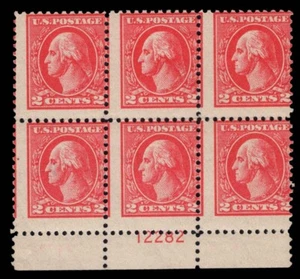 #528B Variety — Plate Block of 6, misperf. 30% OFF! - Picture 1 of 2