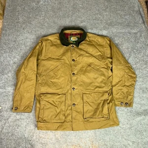 Cabelas Herren Jacke Extra Large Braun Canvas Wolle Flanell Barn Chore Workwear ^ - Bild 1 von 14