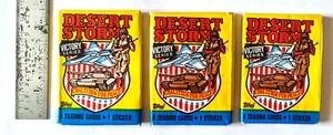 Desert Storm Army Aircraft Airplane Picture Recognition Trading Cards x 3 Pack - Picture 1 of 6
