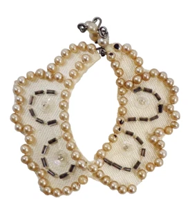 Premier Doll Collar Beaded Satin Imitation Pearls for Madame Alexander Cissy #1 - Picture 1 of 3
