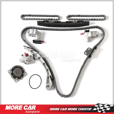 Timing Chain Kit w/o Gears Water Pump Set fit 09-10 Nissan Murano V6 3.5L VQ35DE - Image 1 of 4