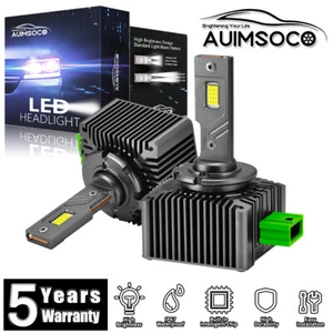 Pair D3S LED Headlight Bulbs HID Replacement For Dodge Durango 2014-2018 36000LM - Bild 1 von 13