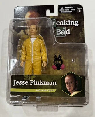 Figura de acción Mezco Toyz Breaking Bad Jesse Pinkman amarillo Hazmat nuevo sellado Foto 1 de 2