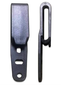 HolsterBuilder Kydex Clips Grip Hook - 3 Pre-Drilled Hole Tuckable Belt Clip - Picture 1 of 6