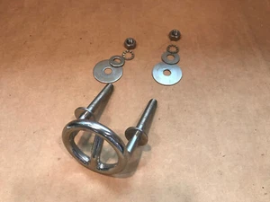 3.5" Ski Tow Stainless Steel Ring 3" transom mount boat marine - Picture 1 of 9