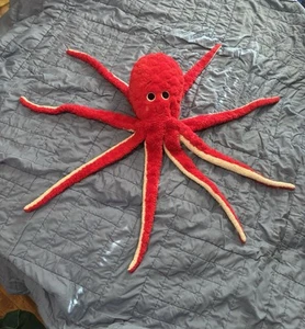Dan Dee Red Octopus Plush Stuffed Animal - Photo 1 sur 9
