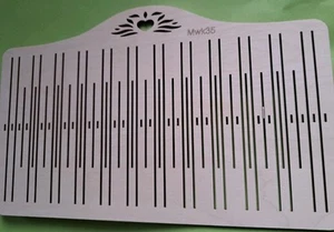 Neuheit 2025 MWK35 Muster-Webkamm Handweben 35 Stege inkl Webschiffchen 20 cm  - Bild 1 von 3