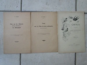 [Ornithologie] 3 brochures : bec croisé, choucas, perte de la faculté de vol. - Picture 1 of 9