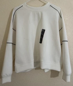 All In Motion XXL weißer Pullover mit Rundhalsausschnitt - Bild 1 von 8
