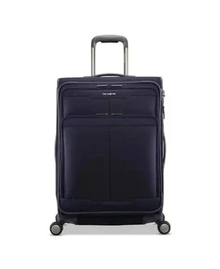 $539 Samsonite Silhouette 17 25" Expandable Spinner Luggage Check In Blue - Picture 1 of 9