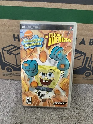 Sony PSP SpongeBob SquarePants The Yellow Avenger Complete With Manual - Image 1 of 4