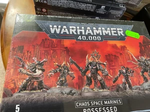 WARHAMMER - 40.000 - MARINES ESPACIALES DEL CAOS - POSEÍDOS - NUEVO Y RETORCIDO RETORCIDO - Imagen 1 de 1