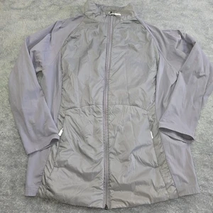 Kyodan Outdoor Jacket Womens XL Purple Zip Button Quilted Coat Runs Small - Picture 1 of 11