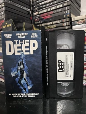 The Deep VHS Tape Horror Film Goodtimes Video HTF Nick Nolte Thriller - Image 1 of 4