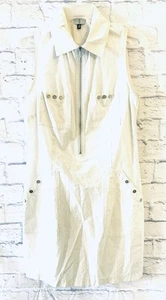 AGHT exte Off White Dress Made In Italy Size 30/44 ( 8 US ) Tennis Golf Cotton - Picture 1 of 9