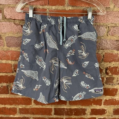 Pantalones Cortos Patagonia Niños XL Gris Baggies NetPlus Reciclado Nylon Forrado Bañador Foto 1 de 4