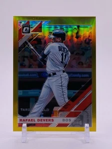 Donruss Optic Gold Prizm Rafael Devers 2019/10 Boston Red Sox #128 - Imagen 1 de 2