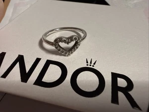 Pandora Pavé Be My Love Herz Ring Größe 58 - S925 ALE - Bild 1 von 7