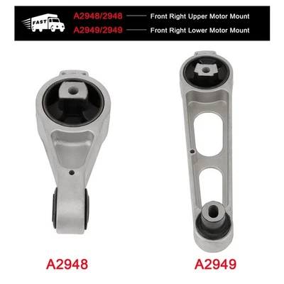 Juego de 2 soportes de motor y transmisión para Plymouth Neon 2,0 L 1996 cc 4 L 00-01 A2948 A2949 Foto 1 de 4