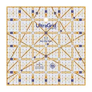Quilting Ruler Ultragrid by Quiltcut 6" square quilting sewing ruler NEW - Picture 1 of 1
