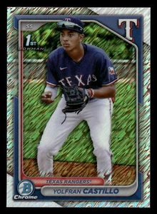 2024 Bowman Chrome YOLFRAN CASTILLO SHIMMER REFRACTOR 1ST #BCP-159 - Bild 1 von 2