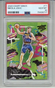2020 PANINI COURT KINGS #11 NIKOLA JOKIC CARD DENVER NUGGETS PSA 10 LOW POP RARE - Picture 1 of 2