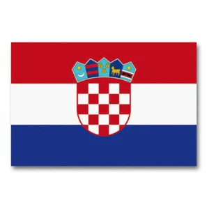 Bandera de Croacia bandera izada bandera nacional con ojales aprox 150x90 cm - Imagen 1 de 1