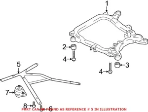 Genuine OEM Convertible Engine Cradle Brace 12805522 For Saab - Picture 1 of 1