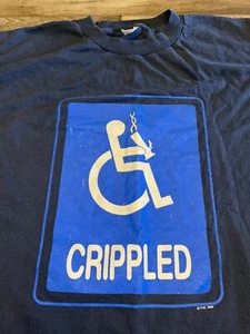 Crippled High Weed Marijuana Cannabis Pot Bong Drugs Vintage THC 90s T-Shirt Xl - Bild 1 von 10