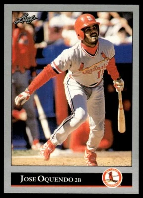 1992 Leaf #289 Jose Oquendo St. Louis Cardinals - Image 1 of 2