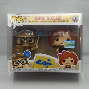 Funko SDCC 2019 Disney Pixar Up Carl & Ellie Pop! Pack de 2 pegatinas oficiales Con! - Imagen 1 de 11