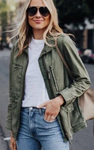 Chaqueta para mujer Madewell XS utilitaria militar flota chaqueta verde militar - Imagen 1 de 16